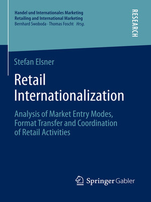 cover image of Retail Internationalization